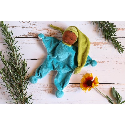 Doudou Waldorf   Etoile 25 cm Citronnelle