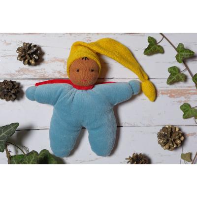 Doudou Waldorf  16 cm Myrtille