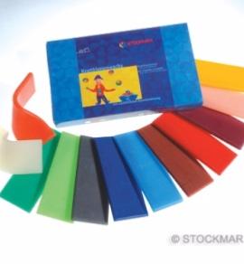 Stockmar : Cire d'abeille à modeler 12 couleurs