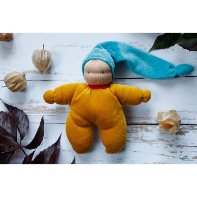 Doudou Waldorf  16 cm Cassis