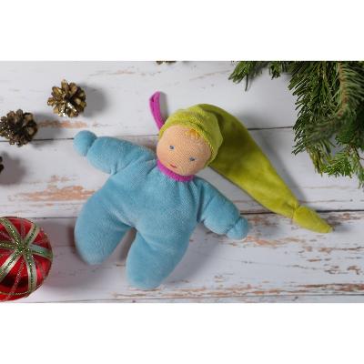 Doudou Waldorf  16 cm Groseille