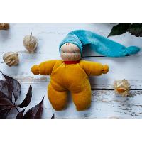 Doudou Waldorf  16 cm Cassis